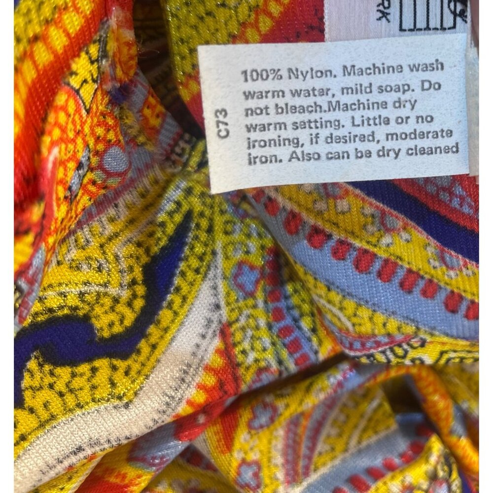 60’s Maxi Dress Hippie Boho Sz.11 (made small) Retro Flower Power Union Made - Picture 10 of 13